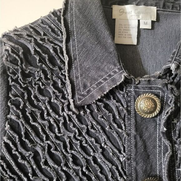 Great Cavalier by St. Paul Detailed Denim Jacket - Picture 3 of 11